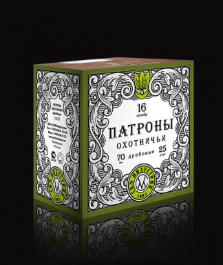 Патрон дробовой СКМ 1670№3 (30гр.)