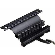 MQ40 боковой кронштейн быстросьемный АК, Сайга с планкой вивер с верху и с боку, вес 209гр.