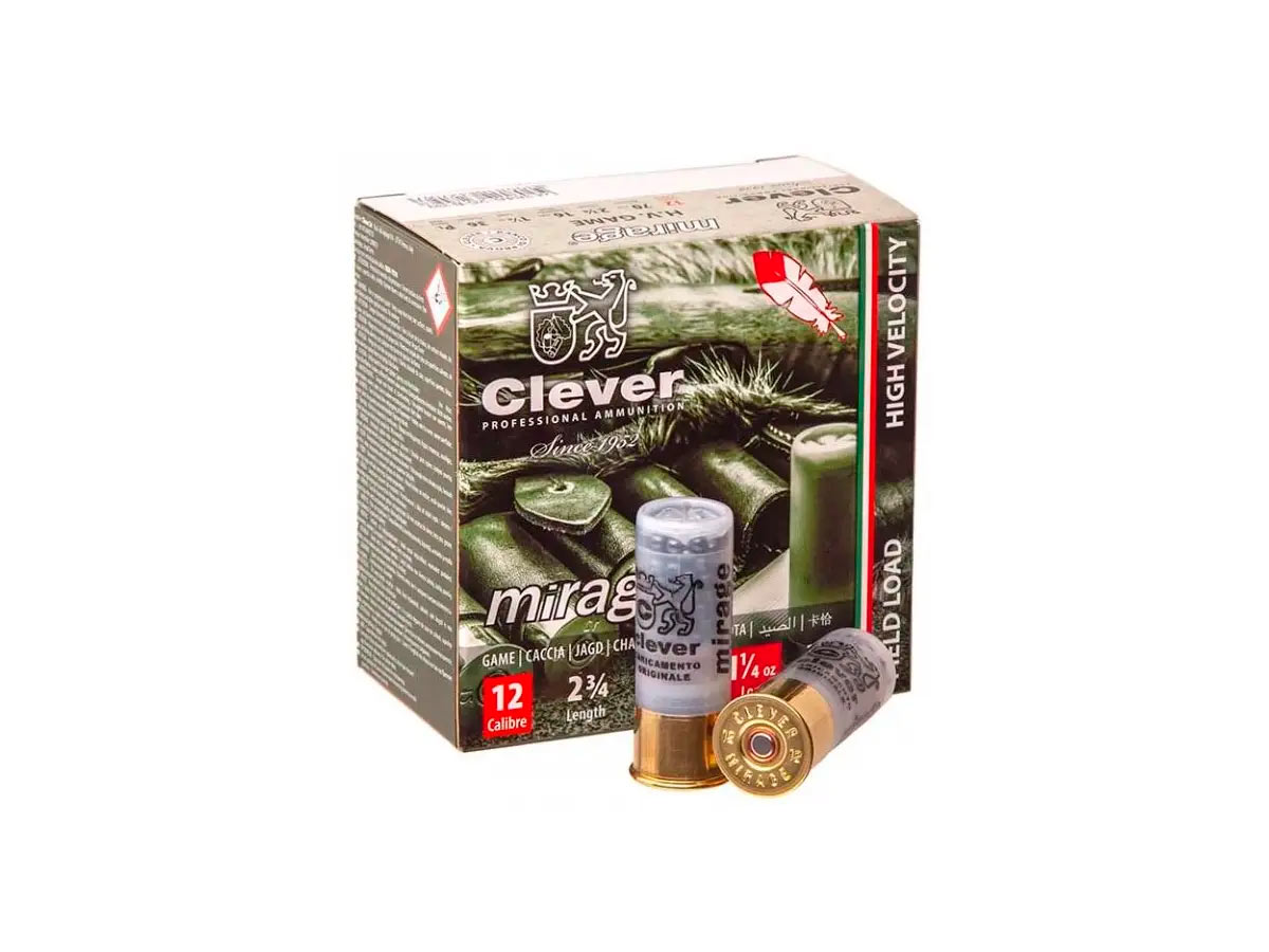Патрон дробовой Clever 1270№0 (25 шт.)