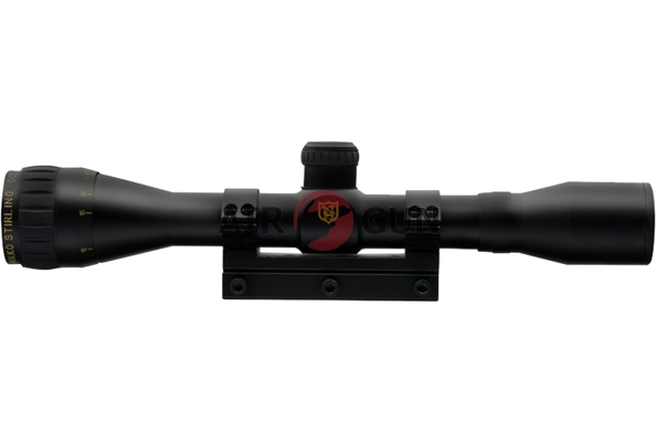 Прицел Nikko Stirling AIRKING 4x32 AO, halfmil-dot, без подсветки, моноблок призма 11мм