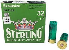 Патрон дробовой STERLING Bior 12 70№1, БК, (32гр.) (25шт.)