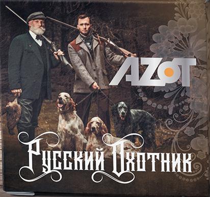 Патрон дробовой АЗОТ 12х70 №1 (32гр) Русский Охотник (25шт.)
