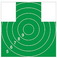 Мишень Remington №4 грудная 500х500, зеленая
