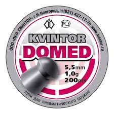 Пули пневматические Квинтор Domed, 5,5мм, 1,0 гр, (200 шт)