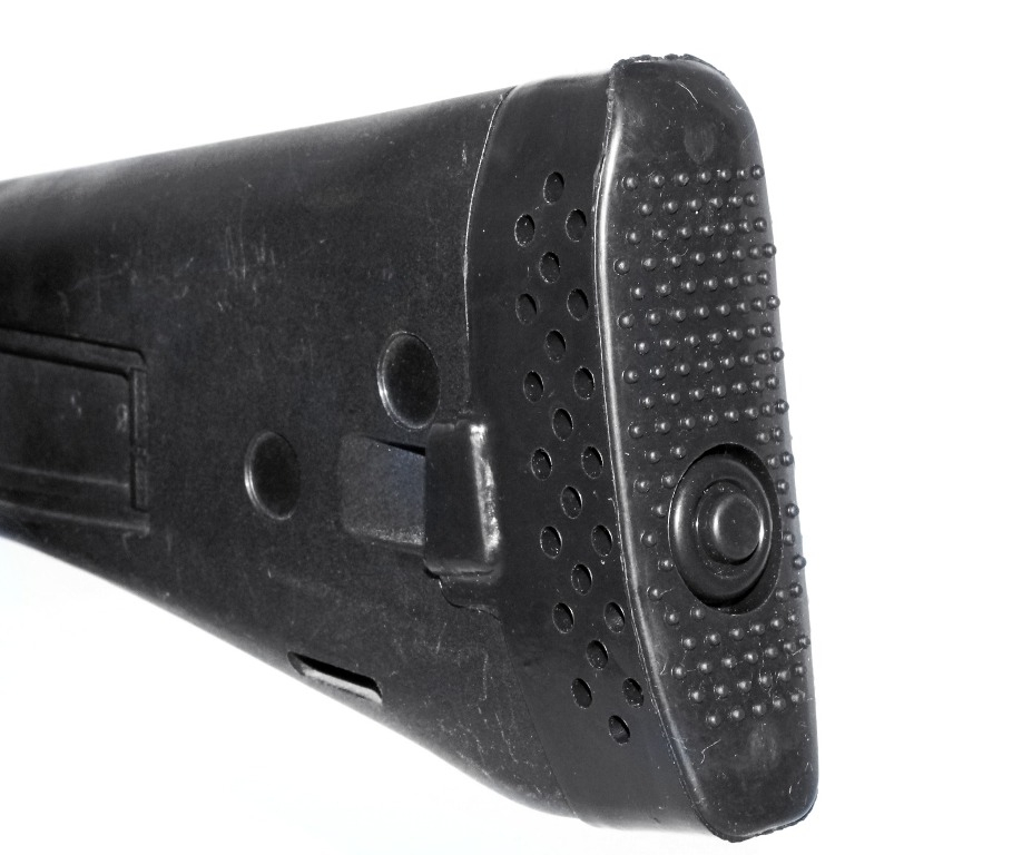Затыльник-амортизатор АК74М, Сайга на складной пластик. приклад, с кнопкой