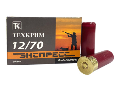 Патрон с картечью Техкрим 12 70 №8,0 Экспресс (10шт.)