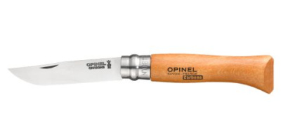 Нож Opinel №08 VRN клинок 8,5см, углерод.сталь, бук