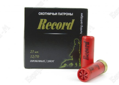 Патрон дробовой Record 12х70 №0 (25 шт.)