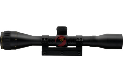 Прицел Nikko Stirling AIRKING 4x32 AO, halfmil-dot, без подсветки, моноблок призма 11мм