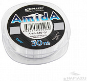 Леска Namazu "Amida",  L-30 м, d-0,12 мм, test-2,20 кг, прозрачная (уп. 10 шт.)/600/