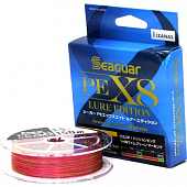 Плетеный шнур Seaguar PE x8 Lure Edition, #1.2, 150 м, многоцветный