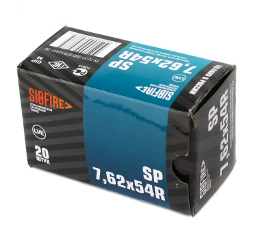 Патрон НПЗ 7,62х54 SP ГЖ ОЖ (13 гр.) (20 шт.)
