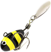 Тейл-спиннер ТС-1 7г. #06 Черный-Желтый