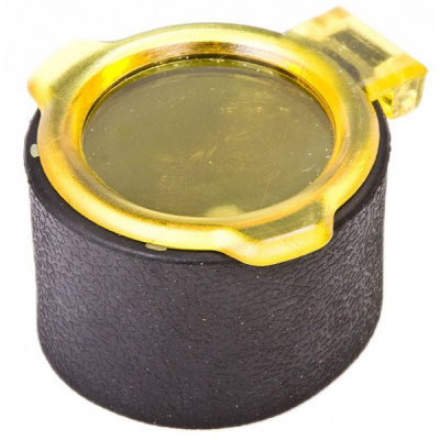 ПОВОРОТНАЯ КРЫШКА НА ПРИЦЕЛ ALC1 (25,5mm - 27mm) желтая