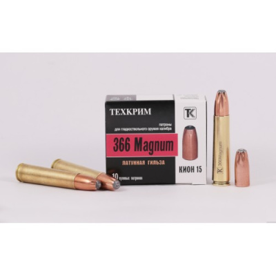 Патрон пулевой Техкрим .366 ТКМ SP Кион (15гр.) (20 шт.)